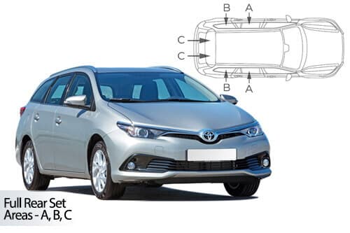 Häikäisysuojasarja Toyota Auris, Farmari (2012-2018), Car Shades – CarShades
