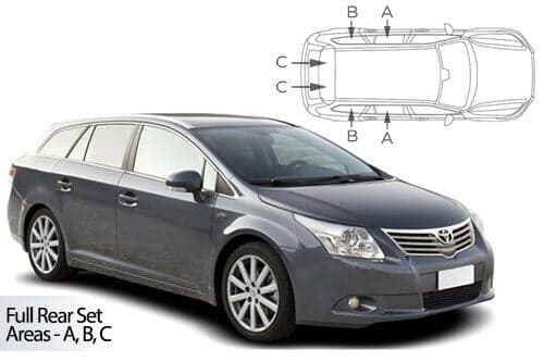 Häikäisysuojasarja Toyota Aygo, 3 ovinen (2005-2014), Car Shades – CarShades