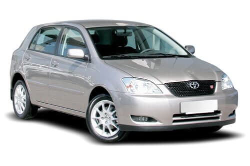Häikäisysuojasarja Toyota Corolla, 5 ovinen (2001-2007), Car Shades – CarShades