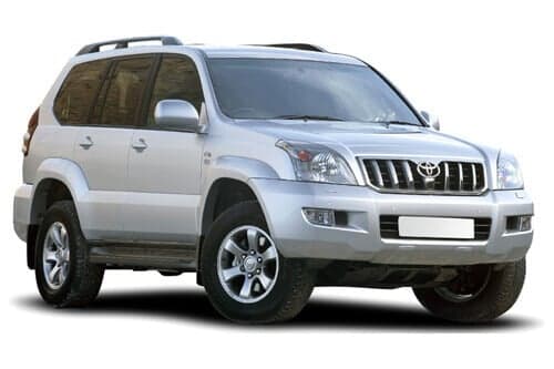 Häikäisysuojasarja Toyota Land Cruiser, 5 ovinen (2002-2010), Car Shades – CarShades
