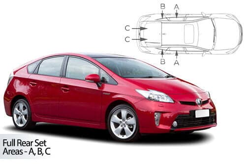 Häikäisysuojasarja Toyota Prius, 5 ovinen (2009-2015), Car Shades – CarShades