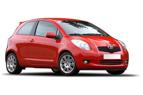 Häikäisysuojasarja Toyota Yaris, 3 ovinen (2005-2011), Car Shades – CarShades