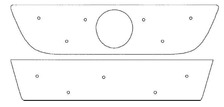 Maskisuoja Volkswagen Caddy Maxi/Maxi Life (2005-2010), Tammer-Suoja – Tammers