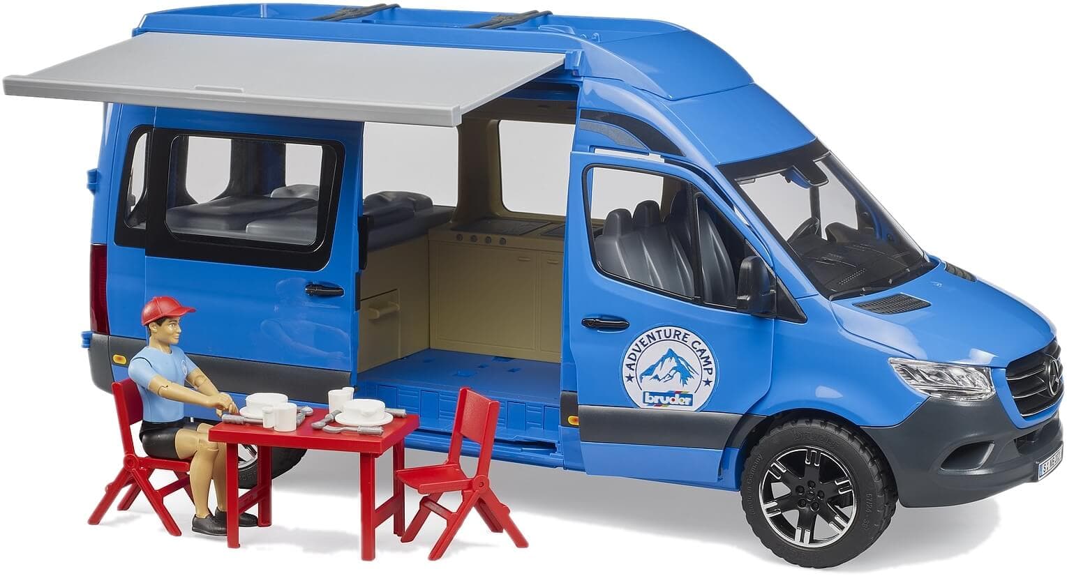 Lelu Mercedes-Benz Sprinter matkailuauto (1:16), Bruder – Bruder