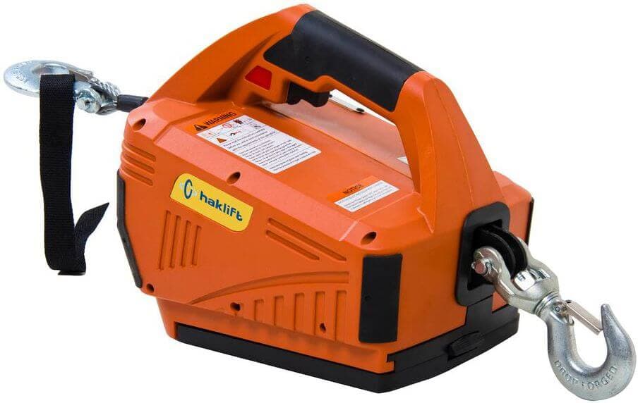 Akkukäyttöinen vaijeritalja 450 kg, Haklift – Haklift