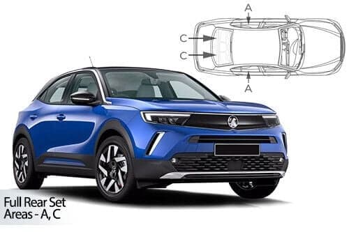 Häikäisysuojasarja Opel Mokka, 5 ovinen (2020➟), Car Shades – CarShades
