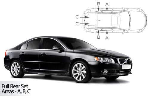 Häikäisysuojasarja Volvo S80, 4 ovinen (2006-2016), Car Shades – CarShades