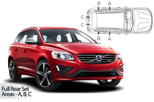 Häikäisysuojasarja Volvo XC60, 5 ovinen (2009-2017), Car Shades – CarShades