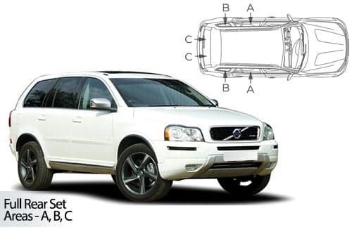 Häikäisysuojasarja Volvo XC90, 5 ovinen (2002-2014), Car Shades – CarShades