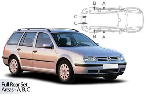 Häikäisysuojasarja Volkswagen Golf MK4, Farmari (1999-2004), Car Shades – CarShades