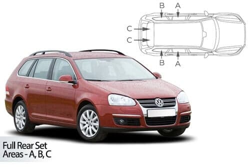 Häikäisysuojasarja Volkswagen Golf MK 5, Farmari (2003-2008), Car Shades – CarShades