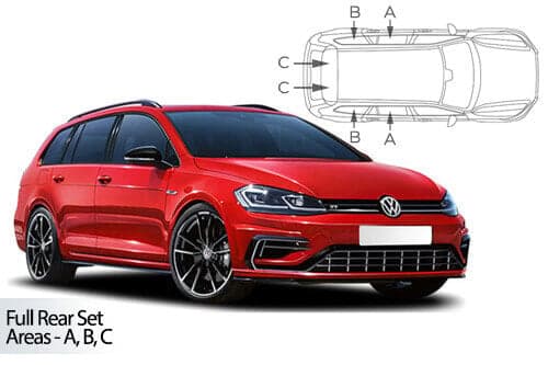 Häikäisysuojasarja Volkswagen Golf MK7, Farmari (2013-2020), Car Shades – CarShades