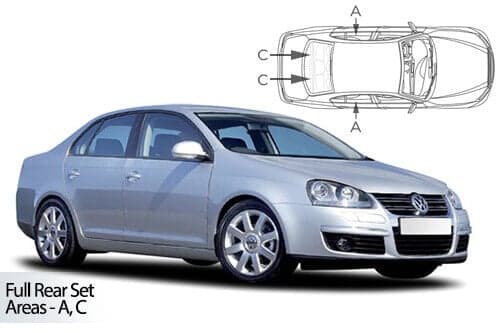 Häikäisysuojasarja Volkswagen Jetta, 4 ovinen (2006-2010), Car Shades – CarShades