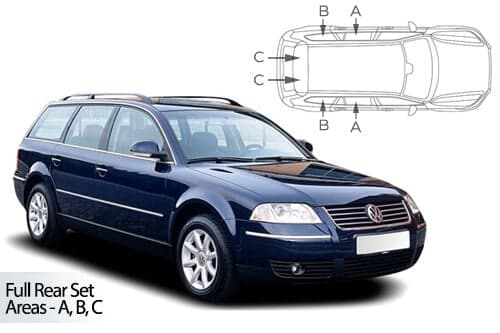 Häikäisysuojasarja Volkswagen Passat, Farmari (1996-2005), Car Shades – CarShades