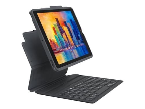 Zagg Keyboard Pro Keys Ipad 10.2" 7th Gen, Ipad 10.2" 8th Gen, Ipad 10.2" 9th Gen Pohjoismainen Harmaa, Musta – Zagg