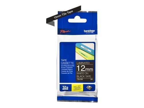 Brother Tape 12mm Tze-335 Valkoinen/musta – Brother