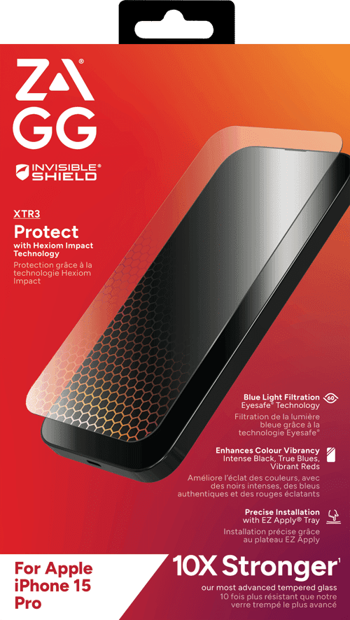Zagg Invisibleshield Glass Xtr3 Iphone 15 Pro – Zagg