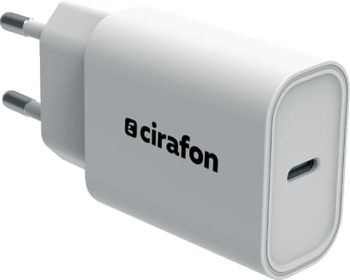 Cirafon Wall Charger 20w Usb-c Valkoinen – Cirafon
