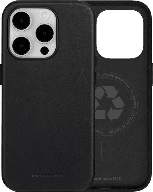 Dbramante1928 Roskilde Magsafe Full-grain Leather Iphone 15 Pro Musta – DBRAMANTE