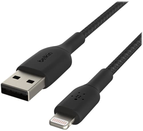 Belkin Lightning To Usb-a Cable Braided 2m Musta – Belkin