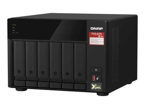 Qnap Tvs-675 Nas Tower Zhaoxin Kaixian Kx-6000 Kx-u6580 8 Gb Ddr4 0 Tb Quts Hero Musta – QNAP