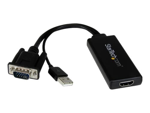 Startech Vga To Hdmi Adapter +sound Musta – Startech