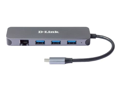 D-link Dub-2334 Kannettavien Tietokoneiden Telakka Ja Porttitoistin Langallinen Usb Type-c Harmaa Usb-c – D-Link