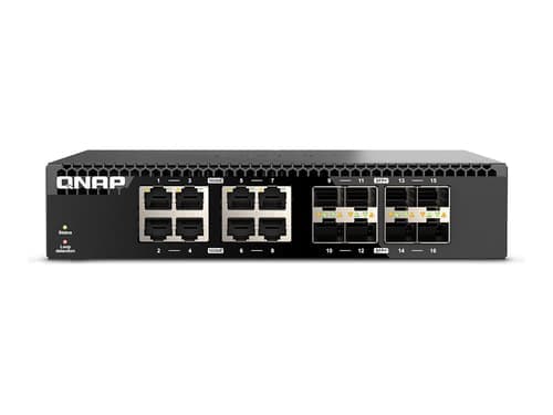 Qnap Qsw-3216r-8s8t Verkkokytkin Hallitsematon L2 10g Ethernet (100/1000/10000) Musta – QNAP
