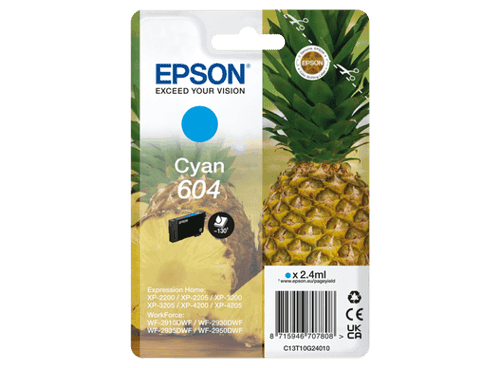 Epson Ink Cyan 604 2.4ml – Epson