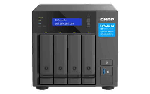 Qnap Tvs-h474 Nas Tower Intel® Pentium® G7400 8 Gb Ddr4 0 Tb Quts Hero Musta – QNAP SYSTEMS