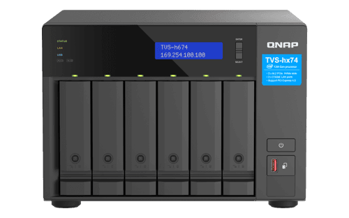 Qnap Tvs-h674 Nas Tower Intel® Core™ I5 I5-12400 32 Gb Ddr4 0 Tb Quts Hero Musta – QNAP SYSTEMS