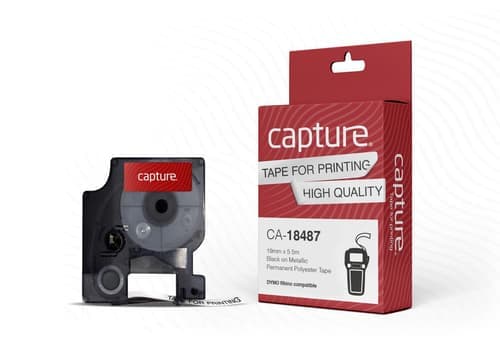 Capture Tape Rhinopro Permanent Polyester 19mm Black/metallic – Capture