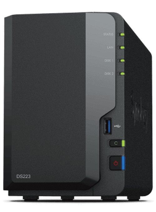 Synology Diskstation Ds223 Nas- Ja Tallennuspalvelimet Työpöytä Ethernet Lan Rtd1619b – Synology