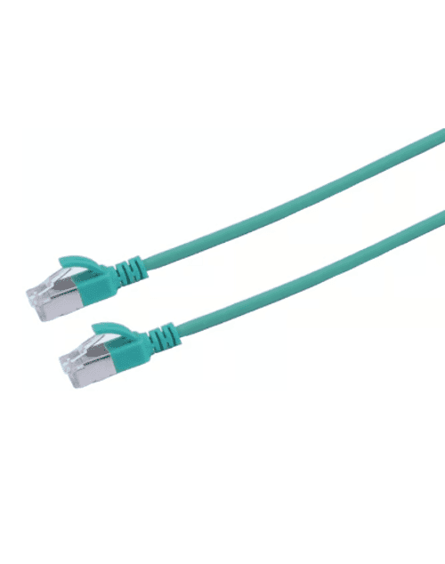 Prokord Tp-cable U/ftp Cat.6a Slim Lszh Rj45 2.5m Green Rj-45 Cat 6a 2.5m Vaaleanvihreä – Prokord