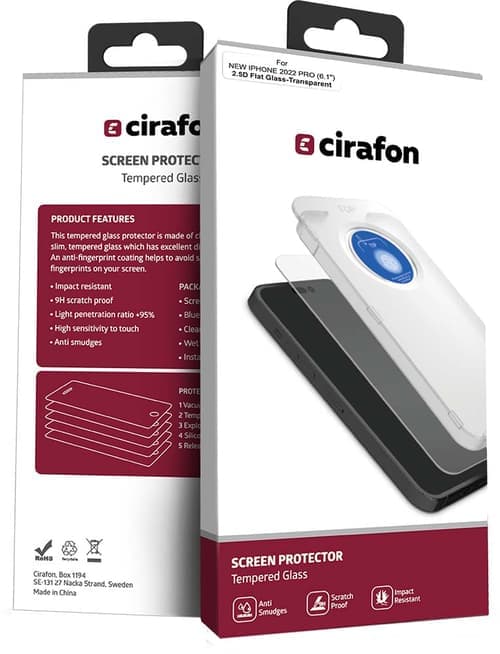 Cirafon Screenprotector Ultra-wide Iphone 14 Pro – Cirafon