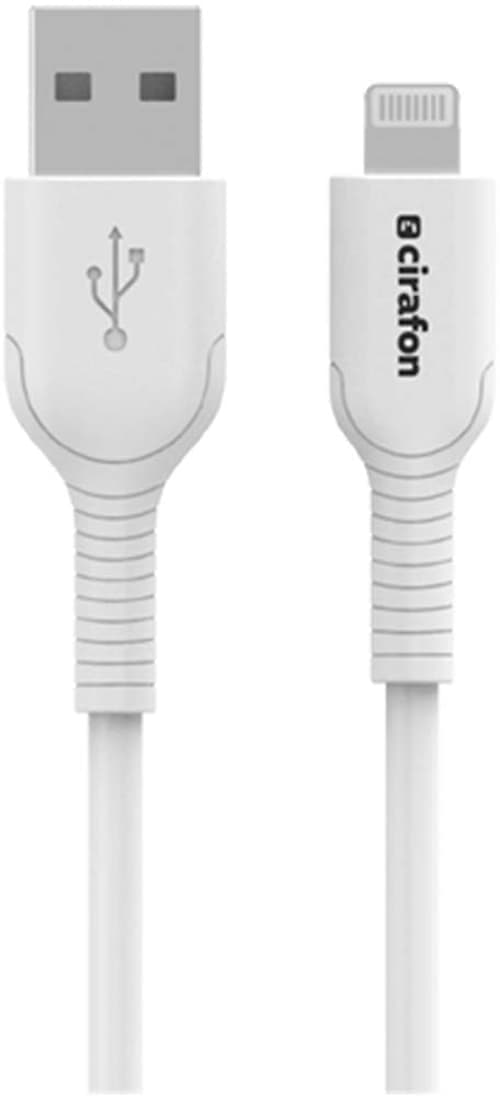 Cirafon Sync/charge Cable Am To Lightning 1.0m White New Mfi 1m Valkoinen – Cirafon
