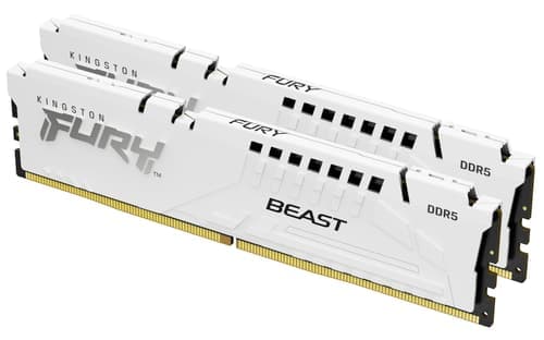 Kingston Fury Beast Xmp/expo White 64gb 6000mt/s Ddr5 288-pin Dimm – Kingston