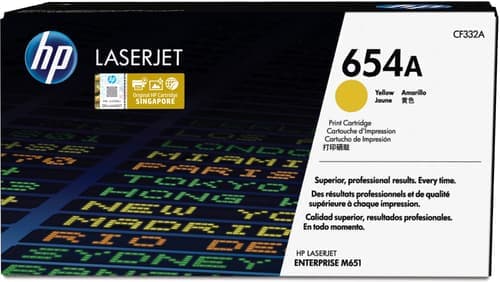 Hp Värikasetti Keltainen 654a 15k - Cf332a – HP