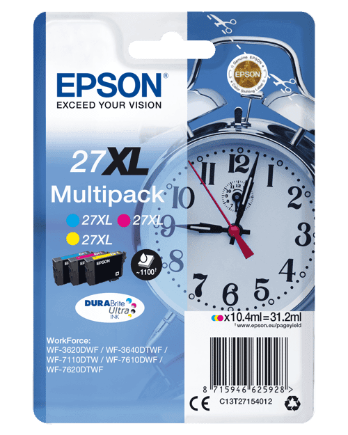 Epson Muste Monipakkaus 27xl (c/m/y) – Epson