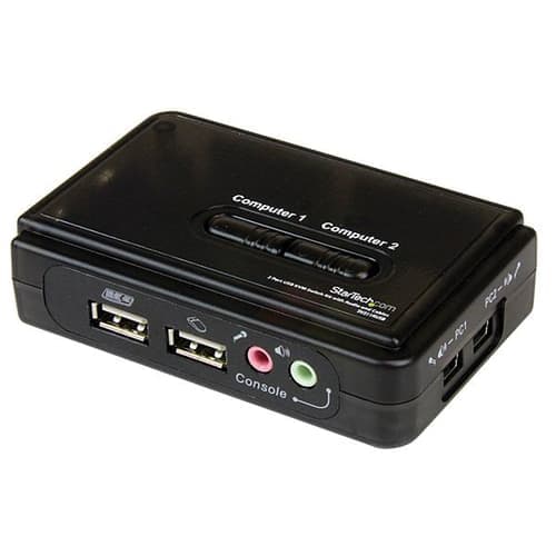 Startech 2 Port Usb Vga Kvm Switch With Audio And Cables – Startech