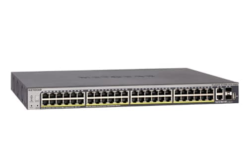 Netgear S3300-52x-poe+ Hallittu L2/l3 10g Ethernet (100/1000/10000) Power Over Ethernet -tuki Musta – Netgear