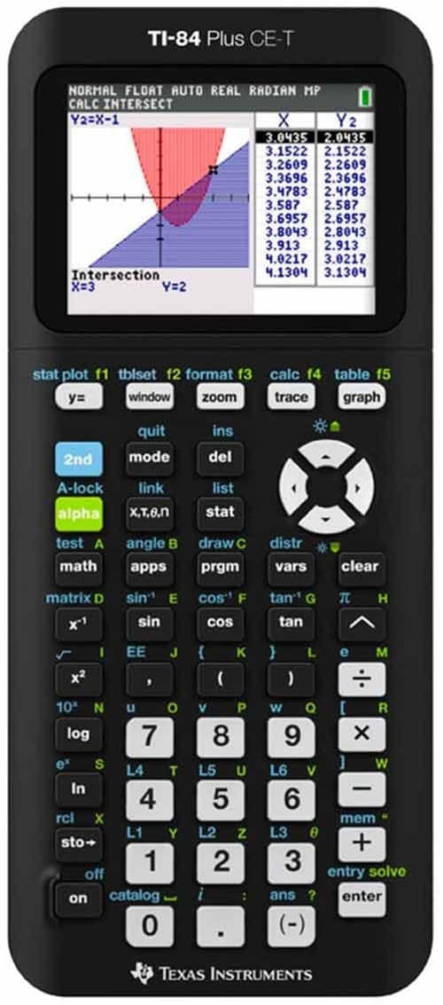 Texas Ti-84 Plus Ce-t Python Color – TEXAS INSTRUMENTS