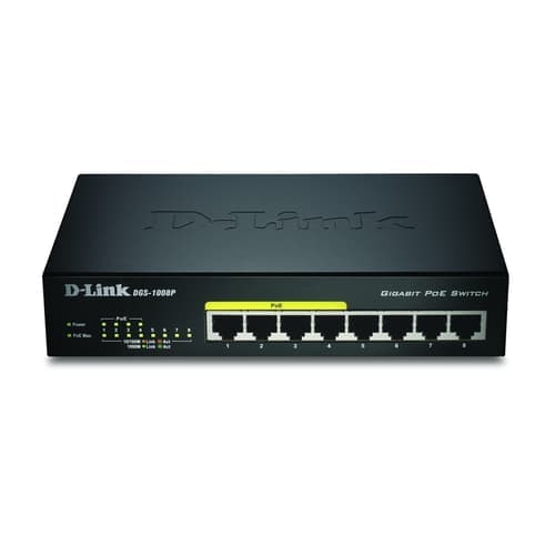 D-link Dgs-1008p 8-port Poe 52w Switch – D-Link