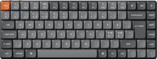Keychron K3 Max - Gateron Low Profile Red Johdollinen Ja Langaton Gateron Low Profile 2.0 Red Pohjoismainen – Keychron