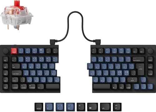 Keychron Q11 Split - Gateron G Pro Red Langallinen Gateron G Pro Red Pohjoismainen – Keychron