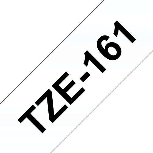 Brother Tape 36mm Tze-161 Musta/läpinäkyvä – Brother