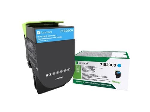 Lexmark Värikasetti Syaani 2.3k - Cs/cx317/417/517 – Lexmark