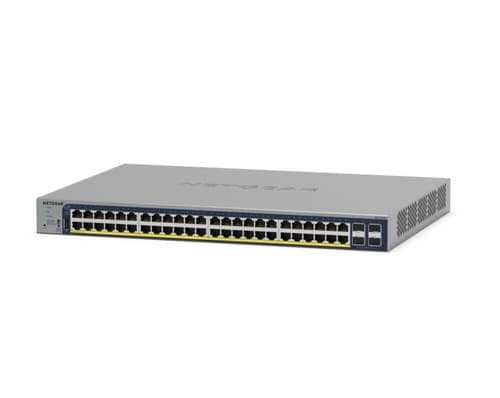Netgear Gs728tp Hallittu L2/l3/l4 Gigabit Ethernet (10/100/1000) Power Over Ethernet -tuki Harmaa – Netgear