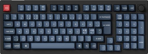 Keychron V5 Max - Gateron Jupiter Brown Johdollinen Ja Langaton Gateron Jupiter Brown Pohjoismainen – Keychron