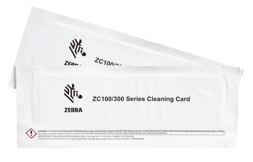 Zebra Cleaning Card Kit (improved) 2pcs - Zc100/300 – Zebra